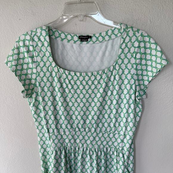 J. McLaughlin Catalina Dress size S Green white - Picture 3 of 9